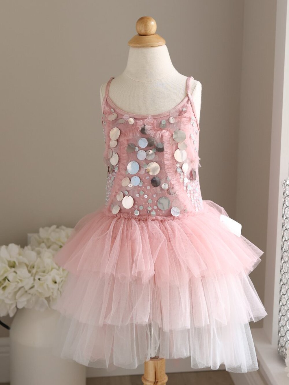 Tutu Du Monde Cosmo Tutu Dress Pink Ombré High-Low Tutu Size 4-5 Portrait Party